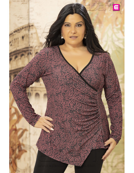 Camiseta Caoba Granate Con  Alma - Imagen 1