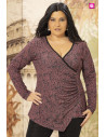 Camiseta Caoba Granate Con  Alma