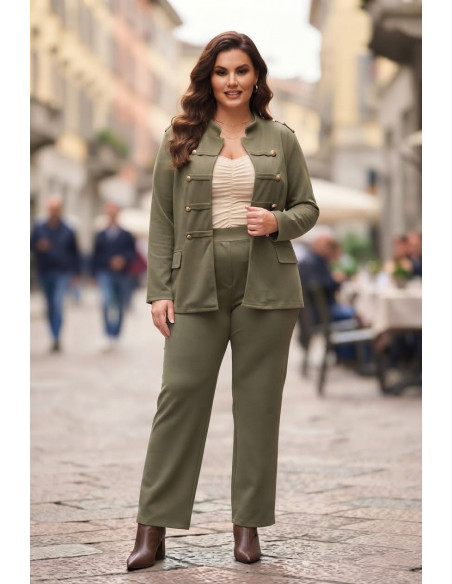 Chaqueta Domador Shogun Verde Valeria Milano - Imagen 1