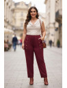 Pantalón Botones Shogun Bordeux Valeria Milano