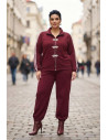 Pantalón Cargo Sucaján Bordeux Valeria Milano