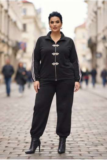 Pantalón Cargo Sucaján Negro Valeria Milano - Imagen 1