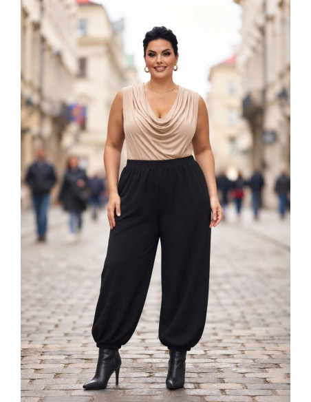 Pantalón Cargo Sucaján Negro Valeria Milano - Imagen 2