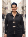 Chaqueta Sukajan Negro Valeria Milano