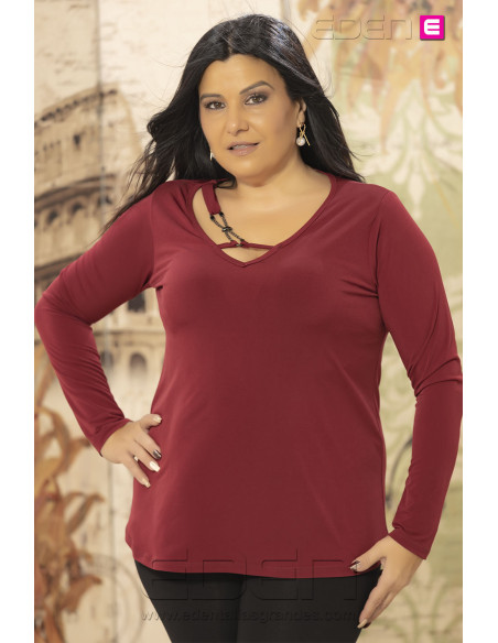 Camiseta Infinito Grana Con Alma - Imagen 1