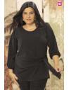 Blusa Sabina Negro Con Alma