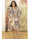 Vestido Acacia Hojas Con Alma