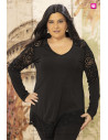 Jersey Llama Negro Con Alma