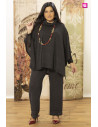 Pantalón Aromo Negro Con Alma