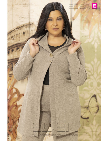 Chaqueta Jara Beige Con Alma - Imagen 1