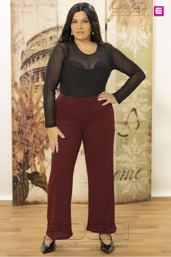 Pantalón Aromo Granate Con Alma - Imagen 2