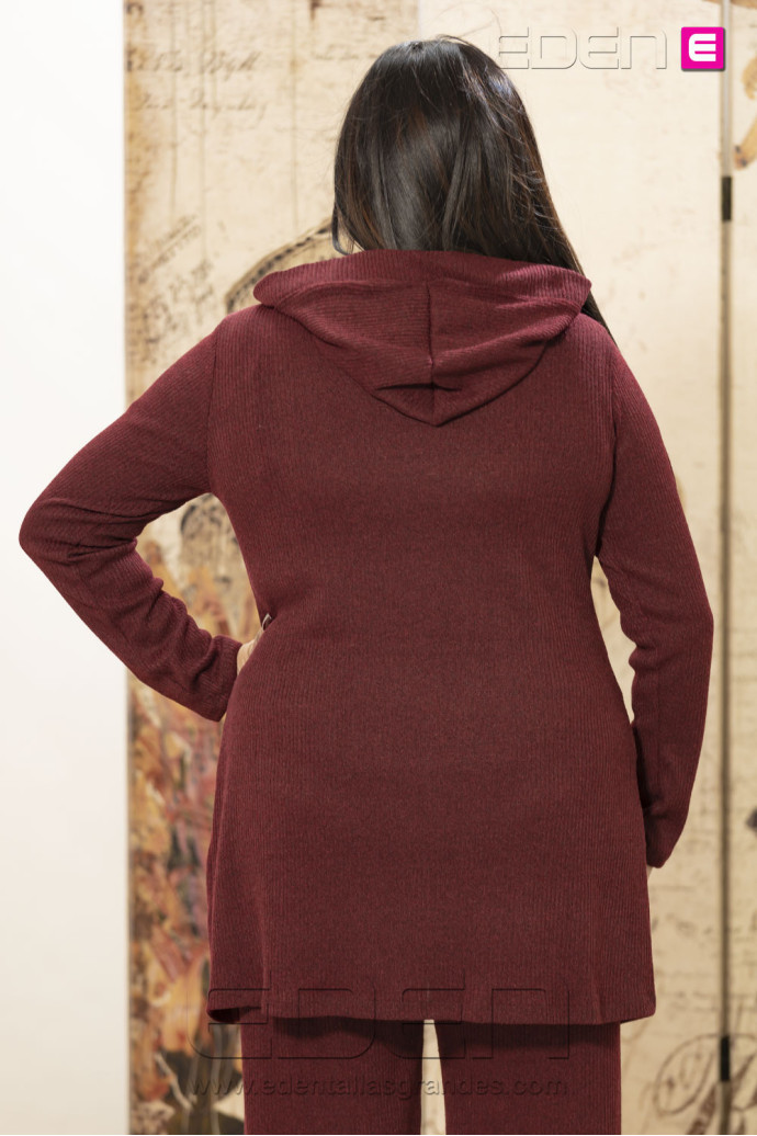 Chaqueta Jara Granate Con Alma - Imagen 3