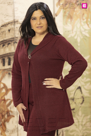 Chaqueta Jara Granate Con Alma - Imagen 2