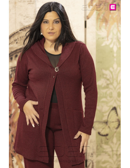 Chaqueta Jara Granate Con Alma - Imagen 1