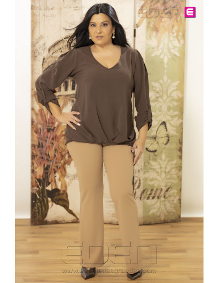Pantalon Aire Camel Con Alma - Imagen 1