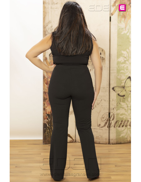Pantalon negro campana aire con alma - Imagen 2