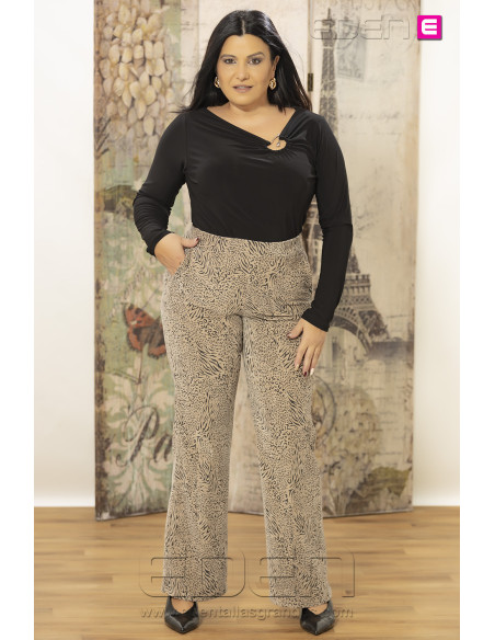 Pantalón Granado Beige Con Alma - Imagen 2