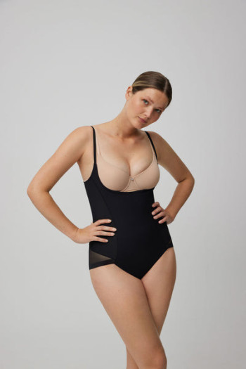 Body-Up reductor Braga moldeador de figura Negro Isabel Mora - Imagen 1