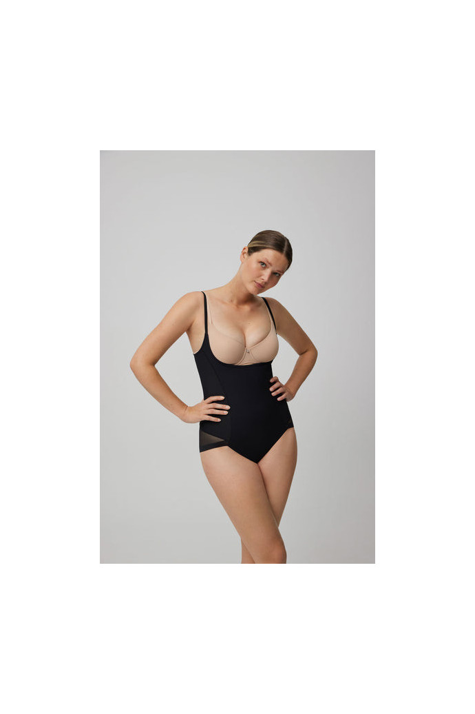Body-Up reductor Braga moldeador de figura Negro Isabel Mora - Imagen 1