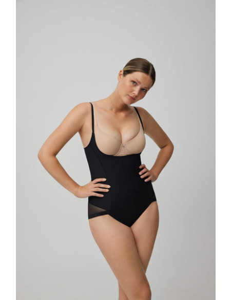 Body-Up reductor Braga moldeador de figura Negro Isabel Mora - Imagen 1
