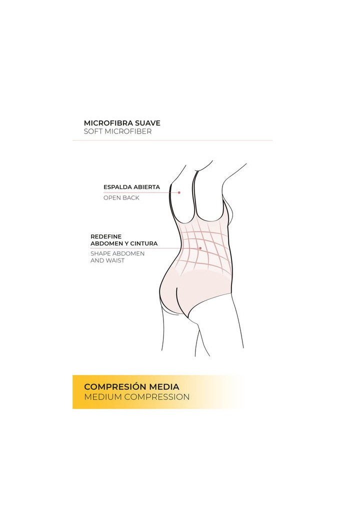 Body-Up reductor Braga moldeador de figura Negro Isabel Mora - Imagen 5