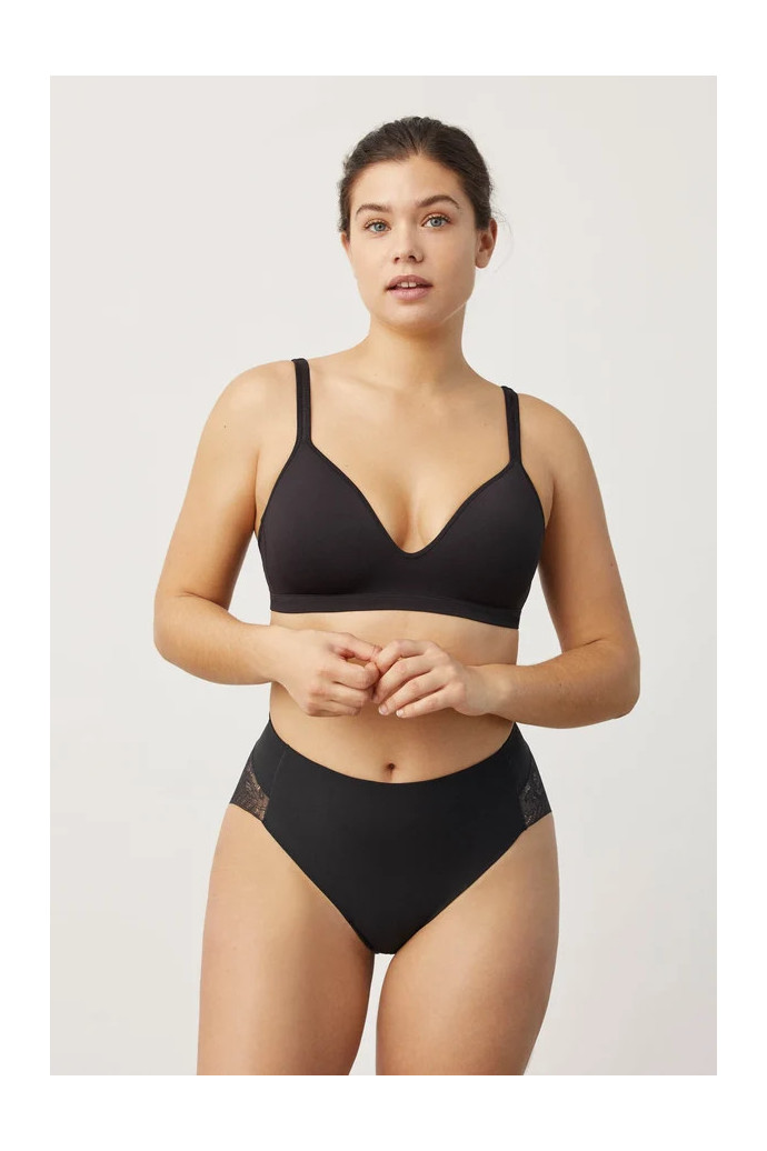 Braguita reductora encaje negro Isabel Mora - Imagen 1