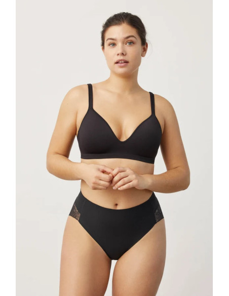 Braguita reductora encaje negro Isabel Mora - Imagen 1