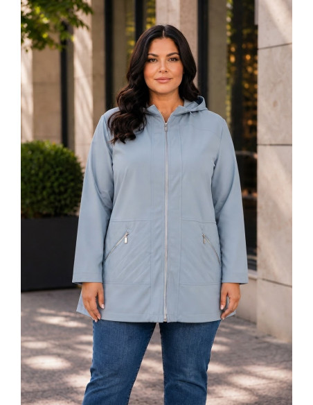 Chaqueta Metropolitan Polipiel Cielo Velika - Imagen 1