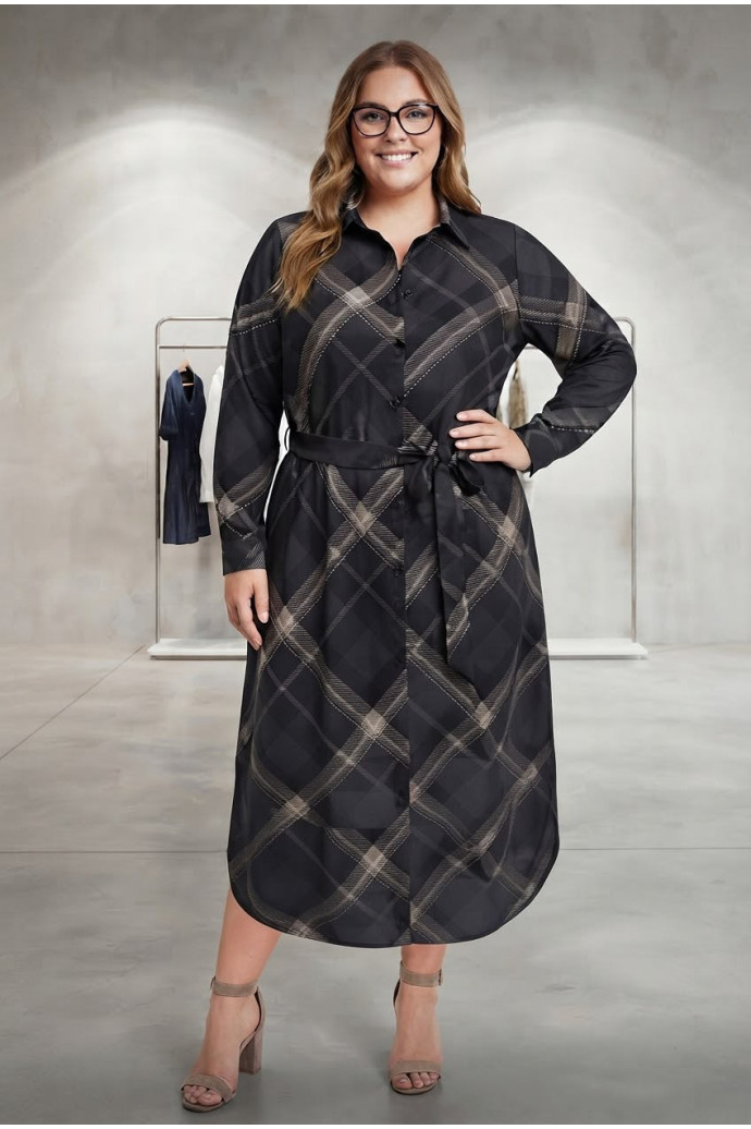 Preventa Vestido Mocan Cuadros Con Alma - Imagen 1
