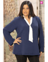 Blusa Corbata Marino Velika