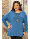 Camiseta Collar Azul Velika