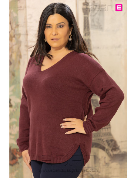 Jersey Carmargareta Fig Melange Only - Imagen 2