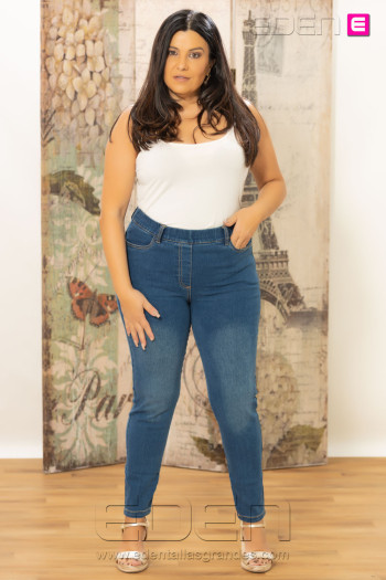 Leggins Tejano Azul Velika - Imagen 2