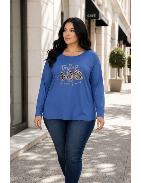Camiseta NYC Azul Velika - Imagen 1